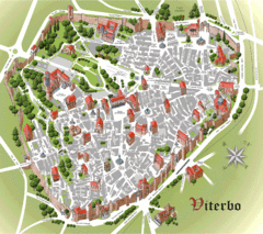 Viterbo Tourist Map Viterbo Tourist Map