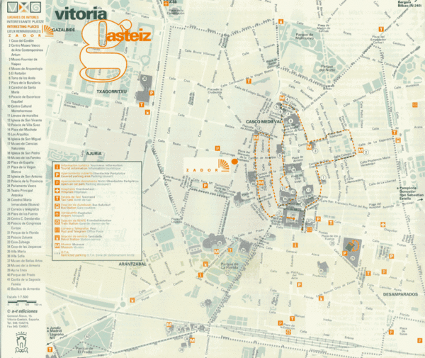 Vitoria City Map