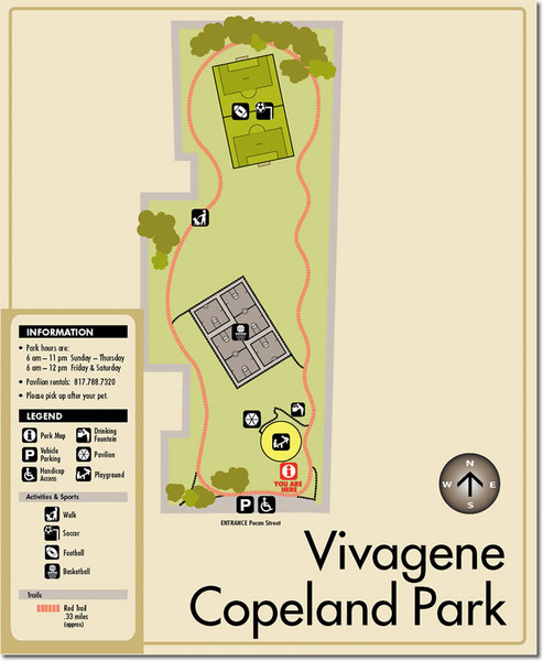 Vivagene Copeland Park Map