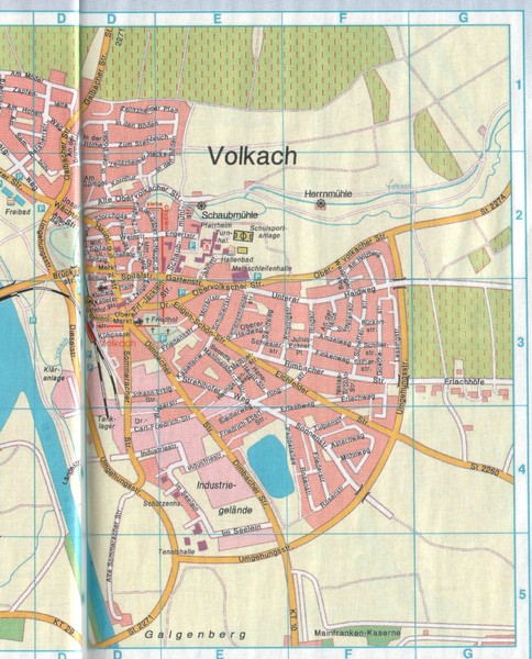Volkach Map
