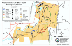 Wadsworth Falls State Park map