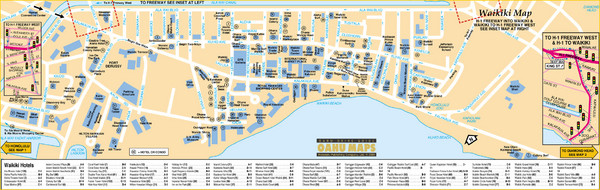 Waikiki Tourist Map