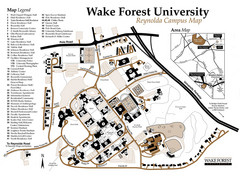 Wake Forest University Map