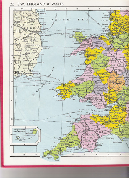 Wales Political Map