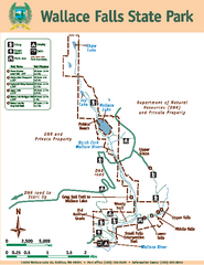 Wallace Falls State Park Map