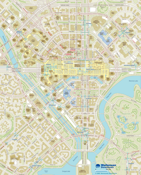 Wallensen Downtown Map