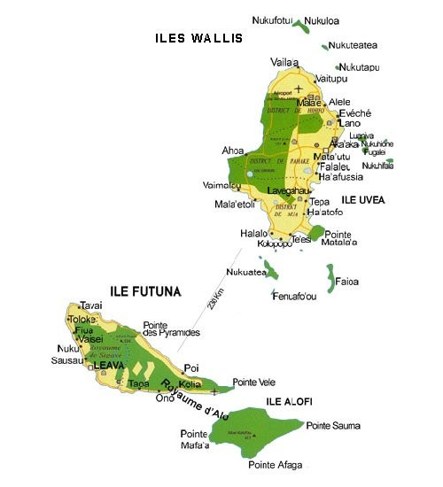 Wallis and Futuna Map