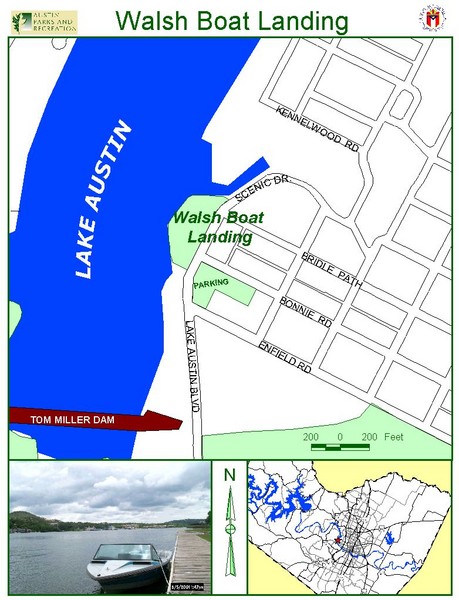 Walsh Boat Landing Map