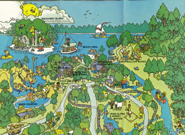 Walt Disney World Resort Fort Wilderness Map