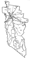 Wangaratta City Map