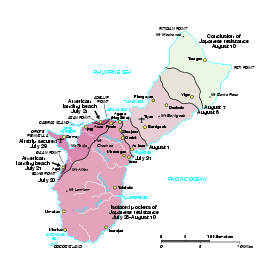 War Map of Guam