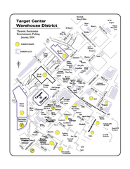 Warehouse District, Minneapolis Map