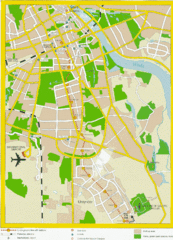 Warsaw, Poland Tourist Map Warsaw, Poland Tourist Map