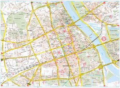 Warsaw Tourist Map