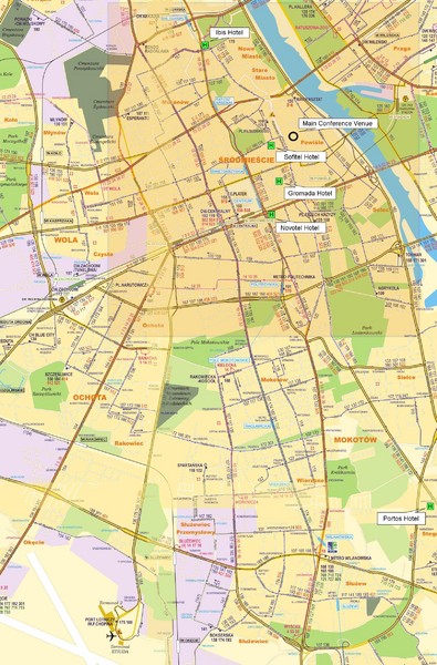 Warsaw University Map
