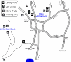 Wasatch Mountain State Park Map