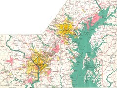 Washington D.C and Baltimore, MD City Map