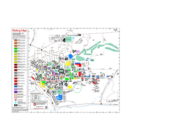 washington state university campus map pdf Washington State University Map Pullman Washington Mappery washington state university campus map pdf