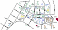 Washington State University's Greek Row Map