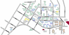 Washington State University's Greek Row Map Washington State University's Greek Row Map