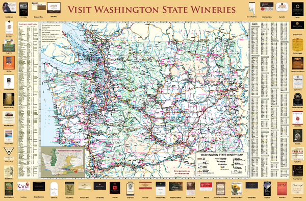 Washington State Winery Map