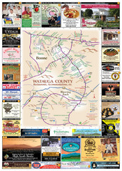 Watauga County Restaurants Map