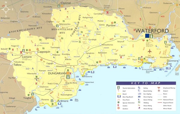 Waterford Tourist Map