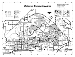 Waterloo State Recreation Area Map