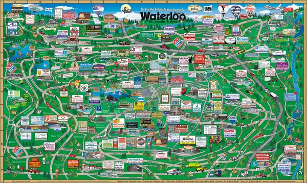 Waterloo Tourist Map