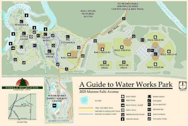 Waterworks Park Map