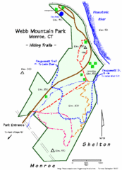 Webb Moutain Park Map