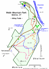 Webb Moutain Park Map Webb Moutain Park Map