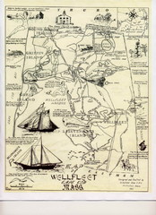 Wellfleet 1930s Tourist Map