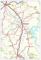 Wellington Region Road Map