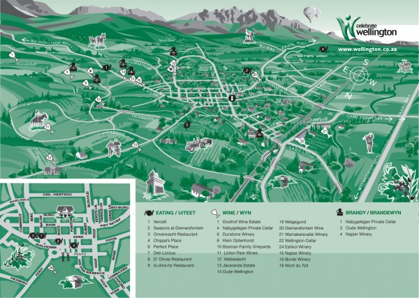 Wellington Tourist Map