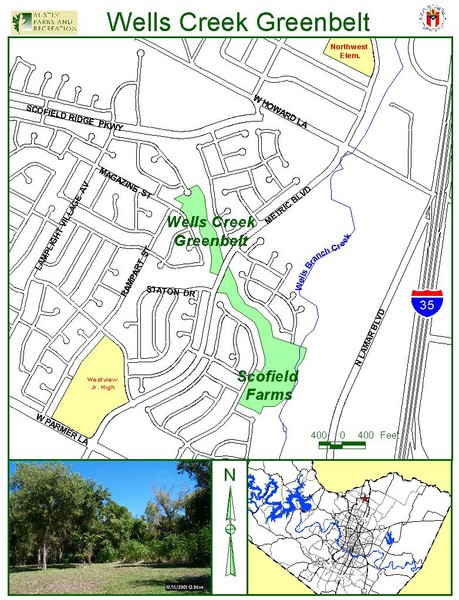 Wells Creek Greenbelt Map