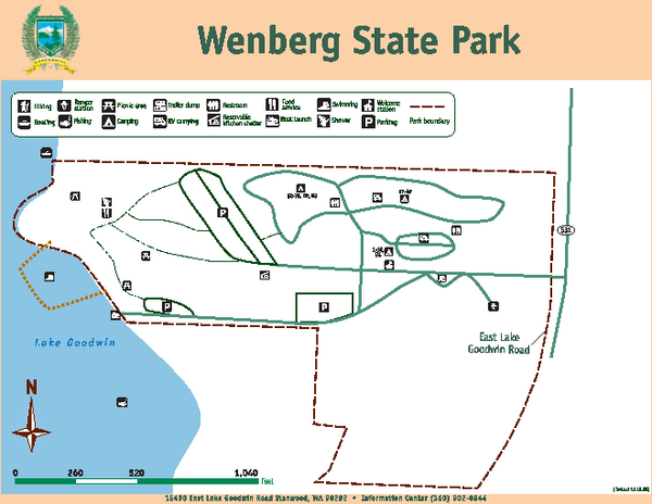 Wenberg State Park Map