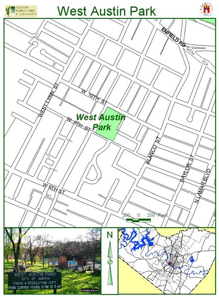 West Austin Park Map