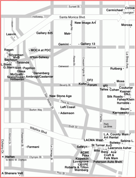 Map Of West Hollywood Boundaries