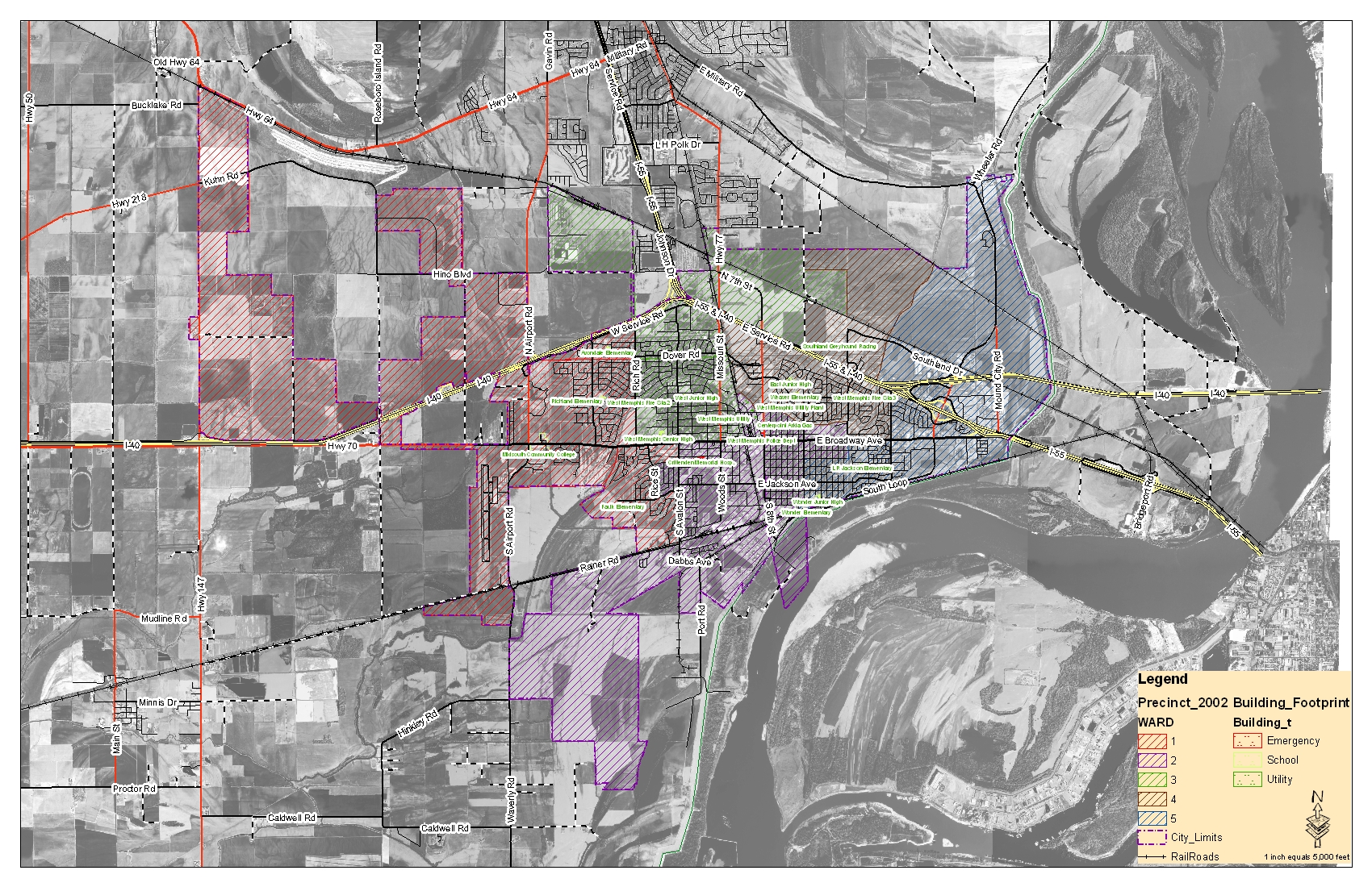West Memphis City Map West Memphis Arkansas • mappery