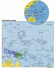 West Pacific Islands Map