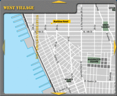 West Village New York City Hotel Map