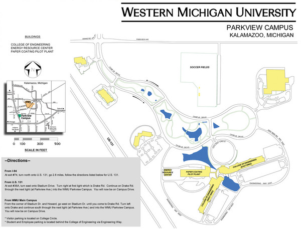 Western Michigan University Campus Map