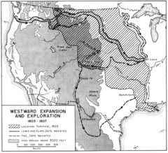 Westward Expansion in the United States 1803-1807...