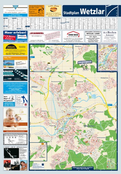 Wetzlar Tourist Map