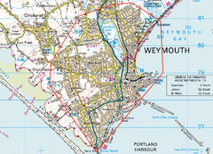 Weymouth, England Region Map