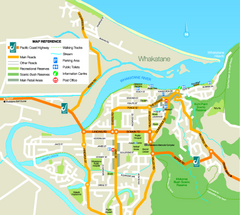 Whakatane Town Map