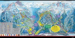 Whistler Blackcomb Ski Trail map 2005-06