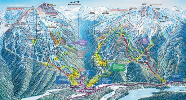 Whistler Blackcomb Trail Map