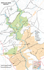 White Clay Creek Preserve map